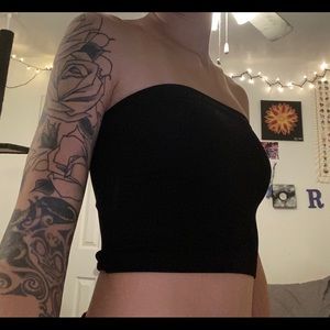 Black tube top